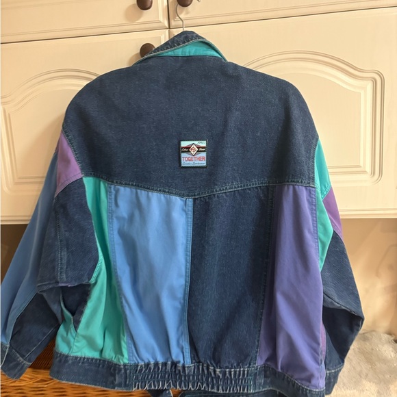 Colorblock Denim Jacket - Picture 3 of 3